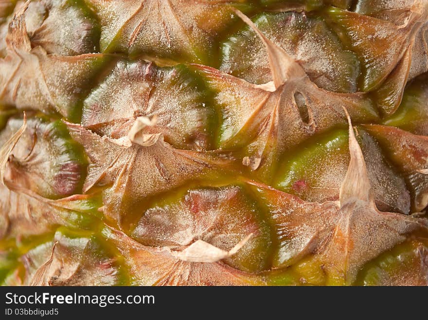 Pineapple skin very close up. Pineapple skin very close up