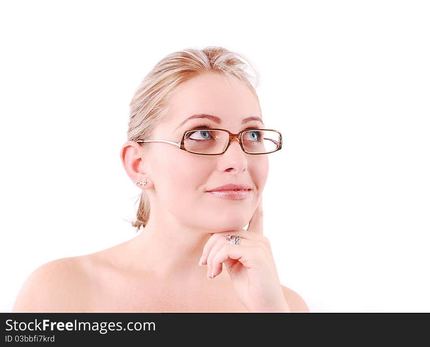 Portrait of beautiful young girl