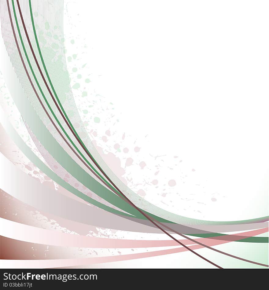 Abstract white background with lines