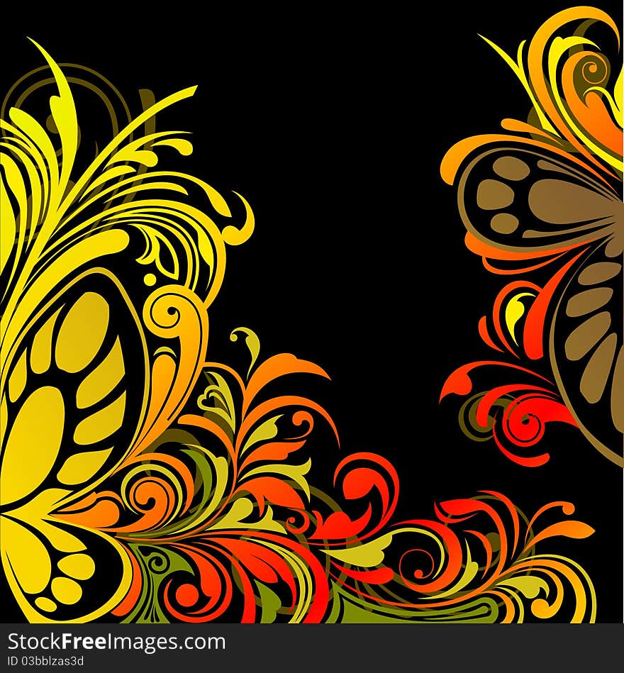 Color Flower Background