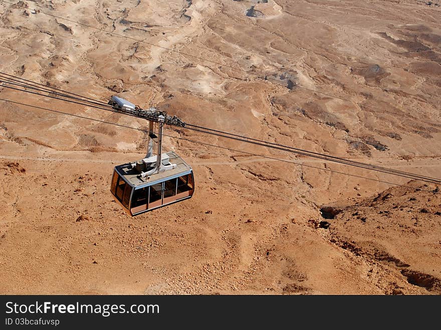 Funicular over the desert