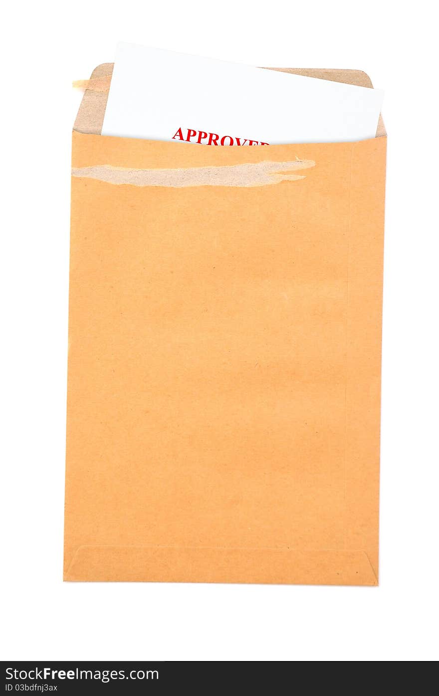 Approved Letter In Envelope