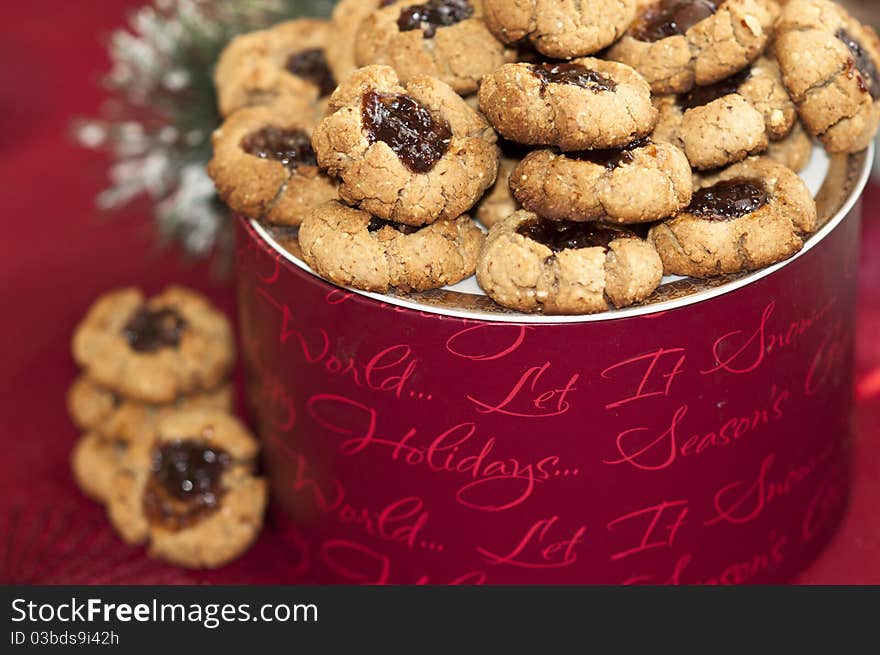 Jam filled cookie buttons, holiday favorite. Jam filled cookie buttons, holiday favorite.