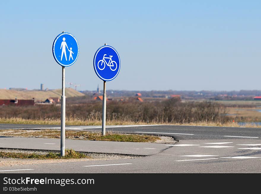 Cycling and walking