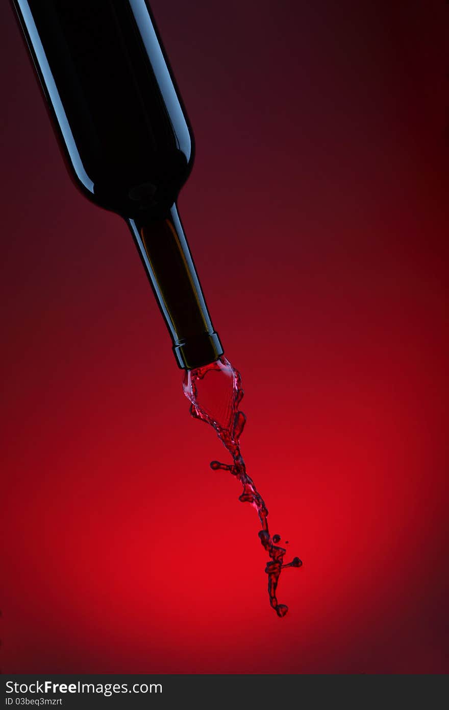 Flowing wine