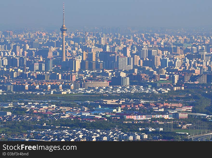 Beijing cityscape-Central TV Tower