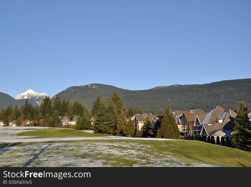 Beautiful landscape view in BC Canada