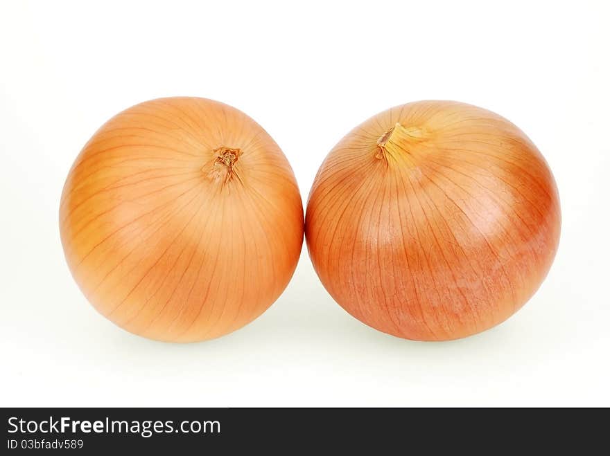 Isolated fresh onions