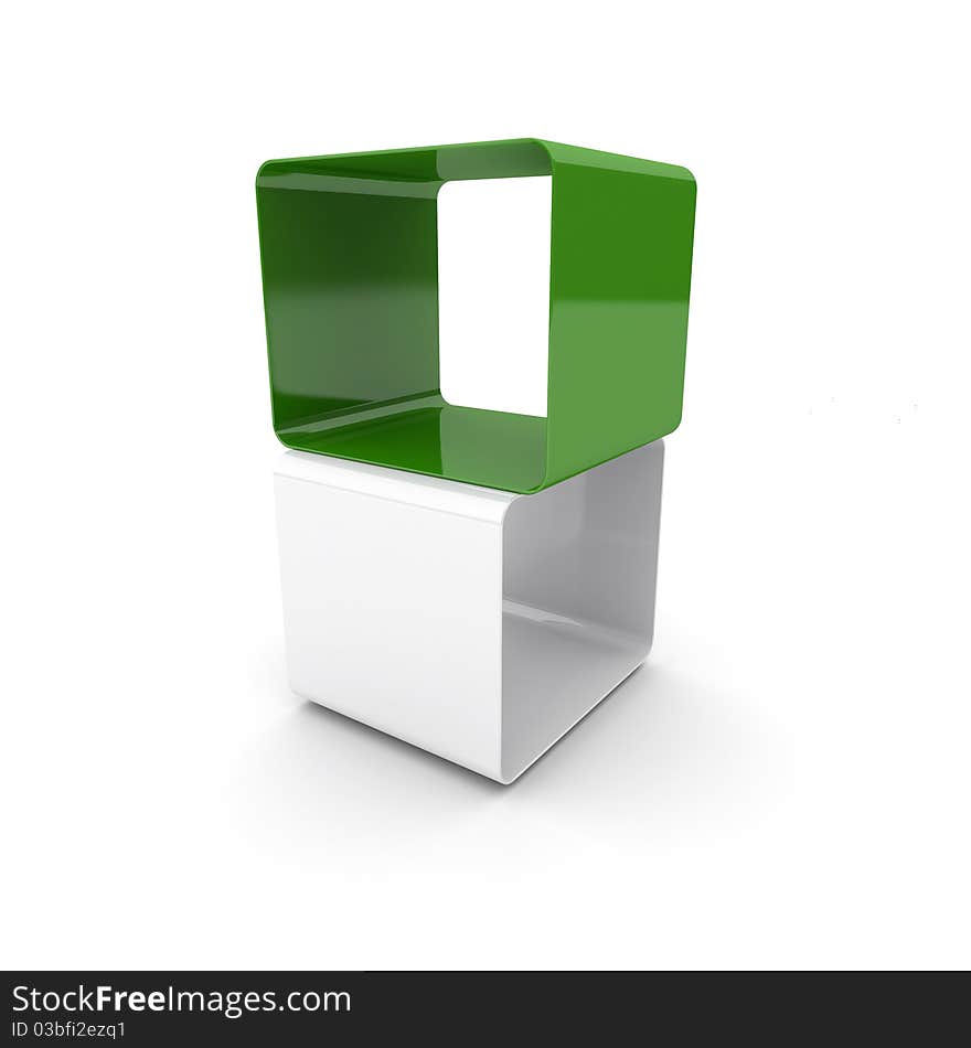 Two cubes