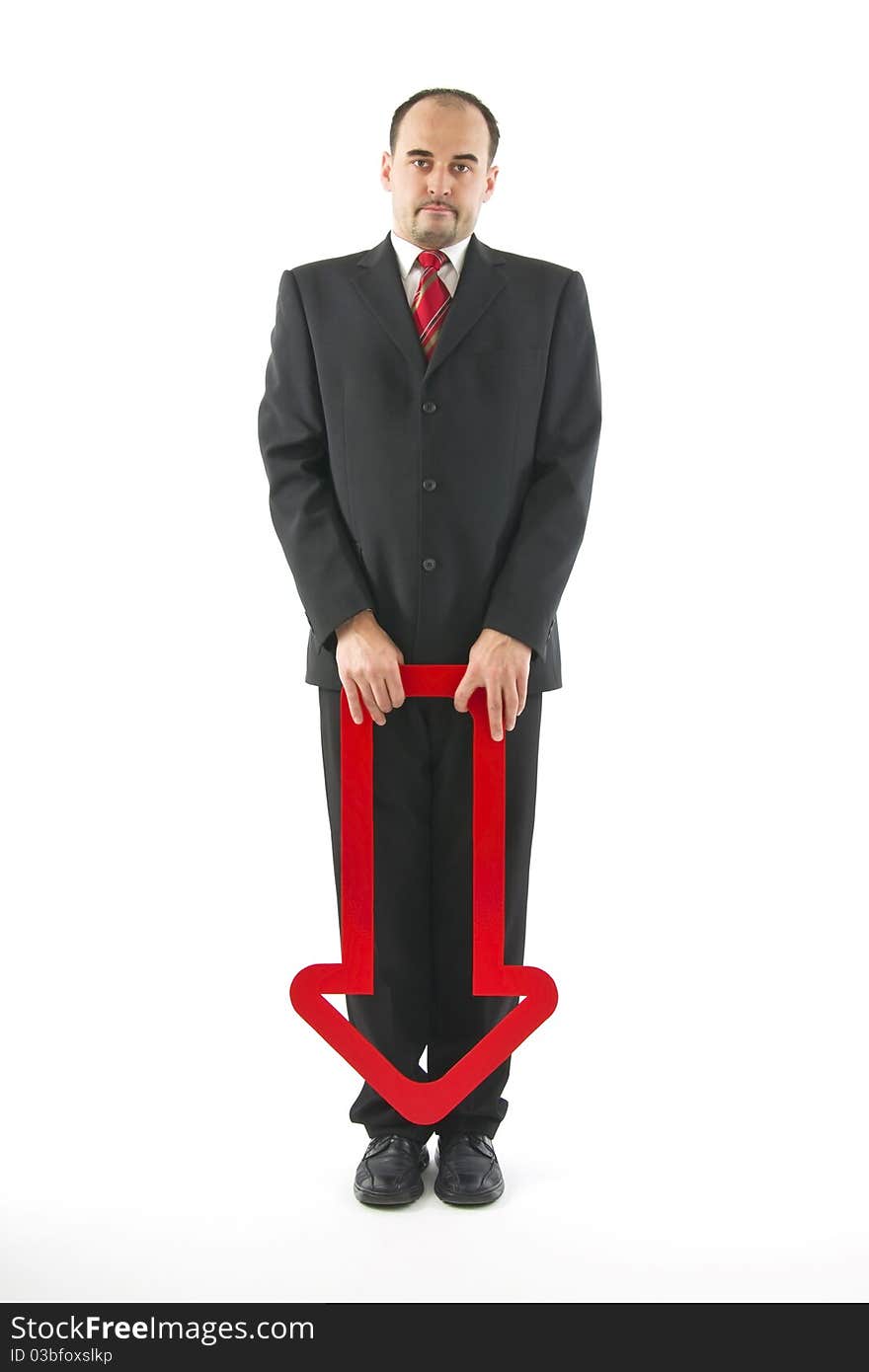 Businessman With Arrow.