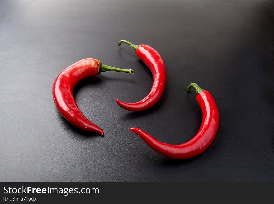 Three Red Pepper