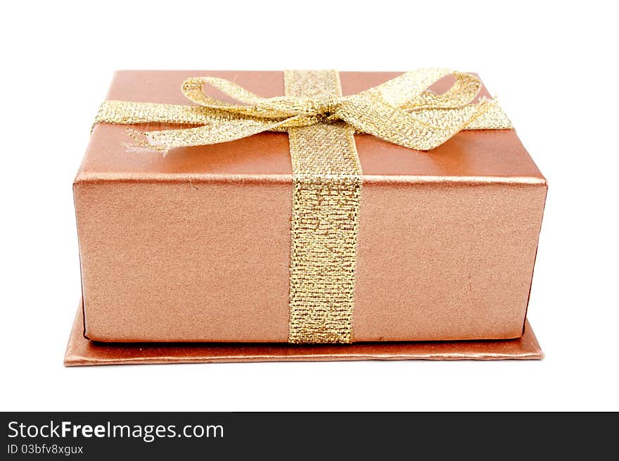 Gold gift box