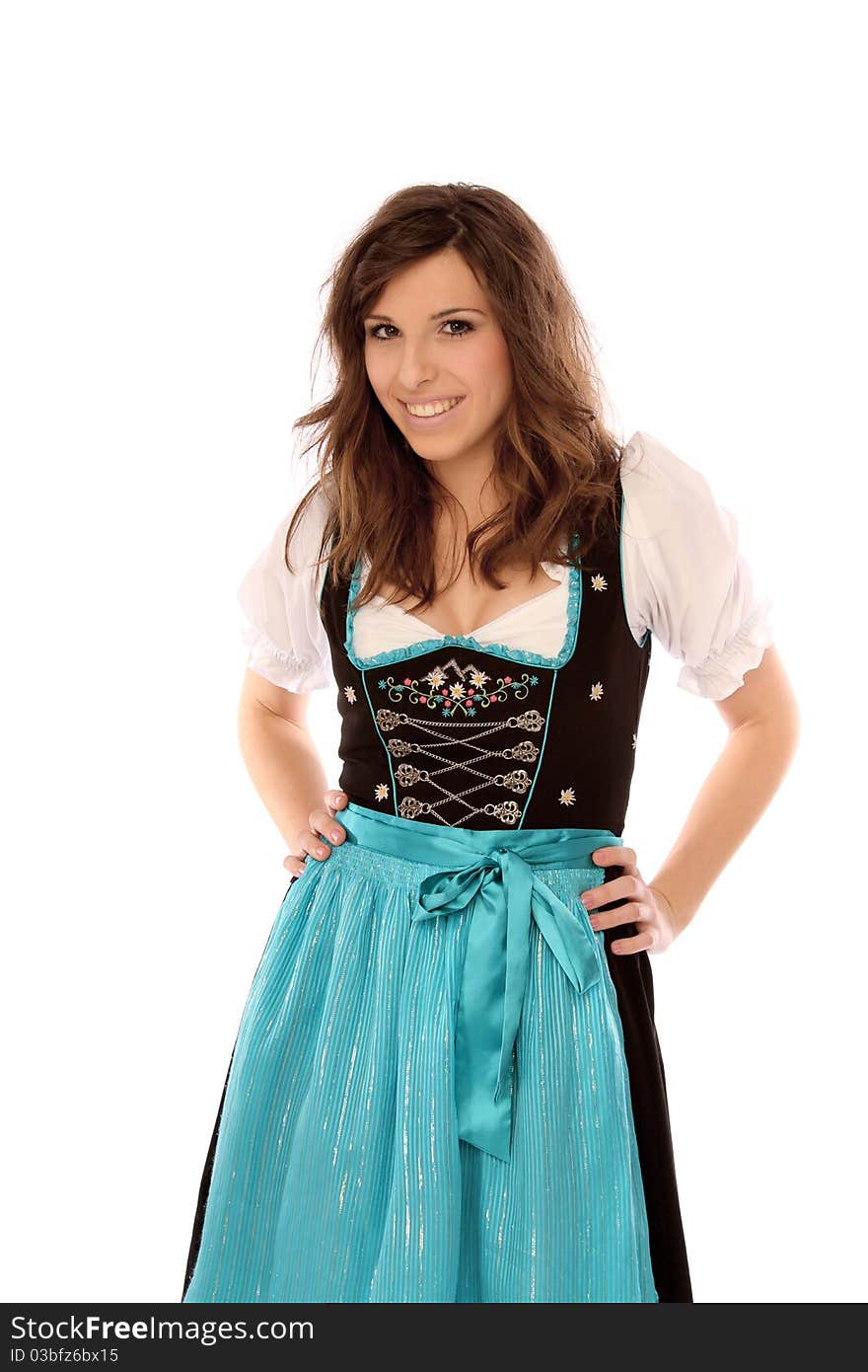 Woman on oktoberfest