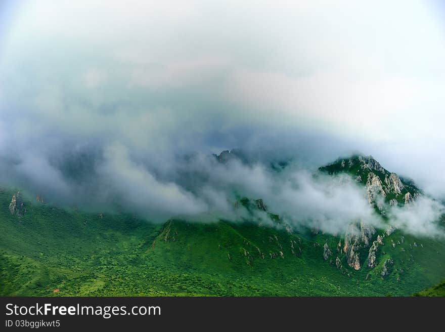 China GanNan's Mountain, photo take at china GanSu of GanNan. China GanNan's Mountain, photo take at china GanSu of GanNan