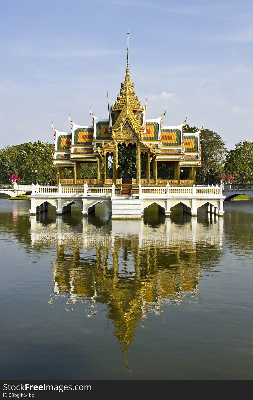 Architecture in Thai style at bang pa-in Ayutthaya. Architecture in Thai style at bang pa-in Ayutthaya