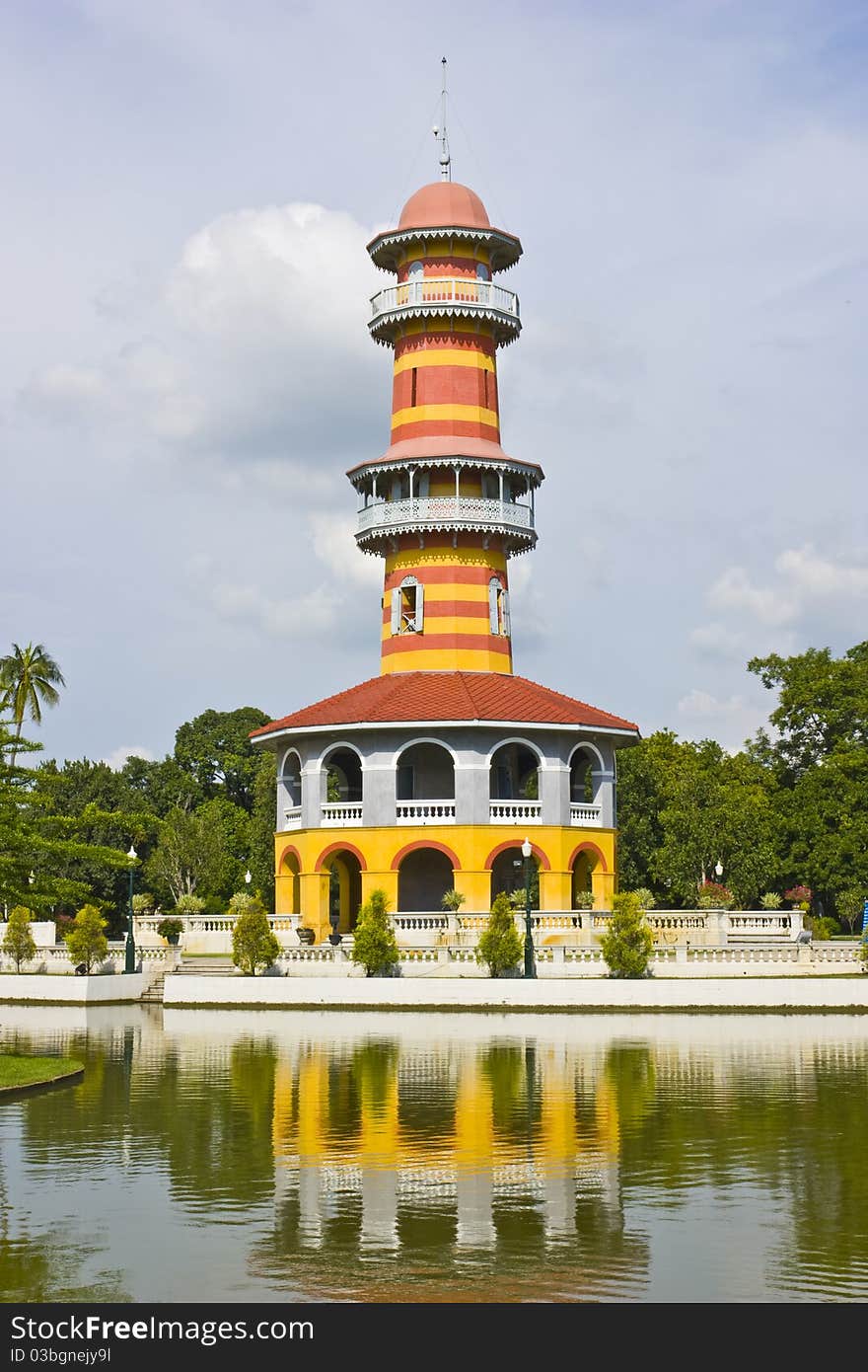 Pagoda in Chinese style at bang pa-in palace