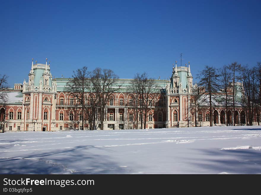 Museum - reserve “Tsaritsyno”. Large palace