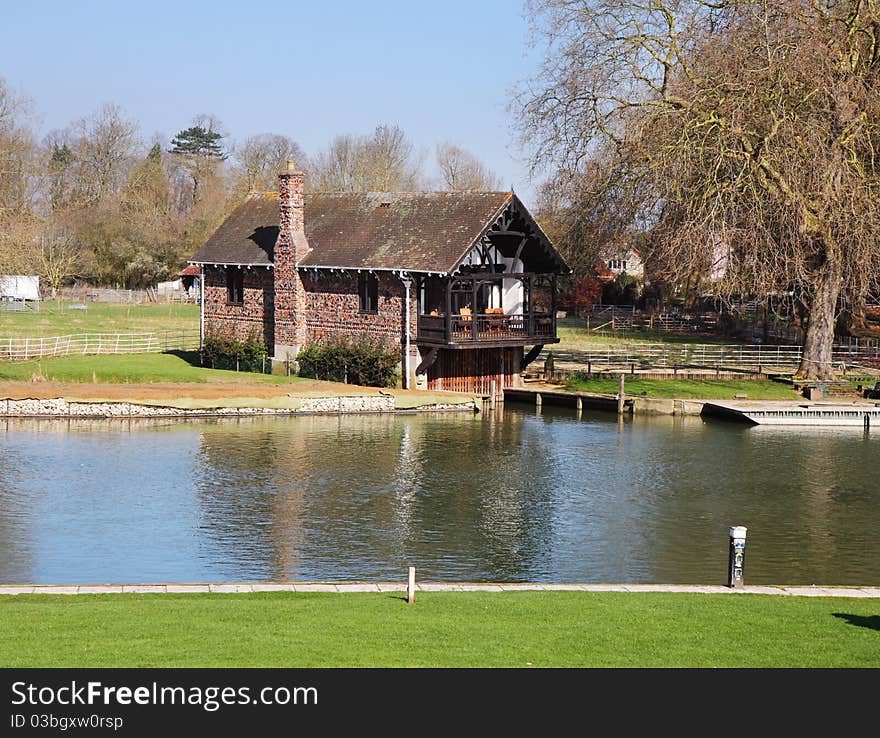 Boathouse on the River Thames