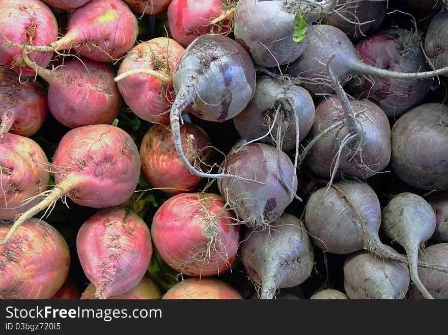 Garden fresh vegeatables beets