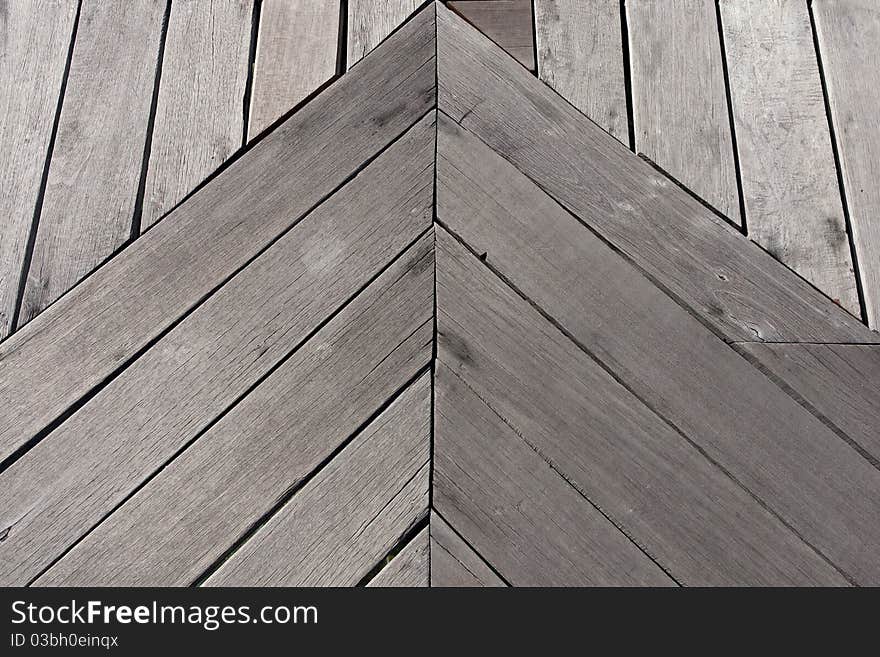 Gray wooden pattern of the floor