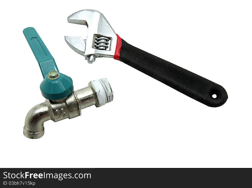 Wrench With Water Valve