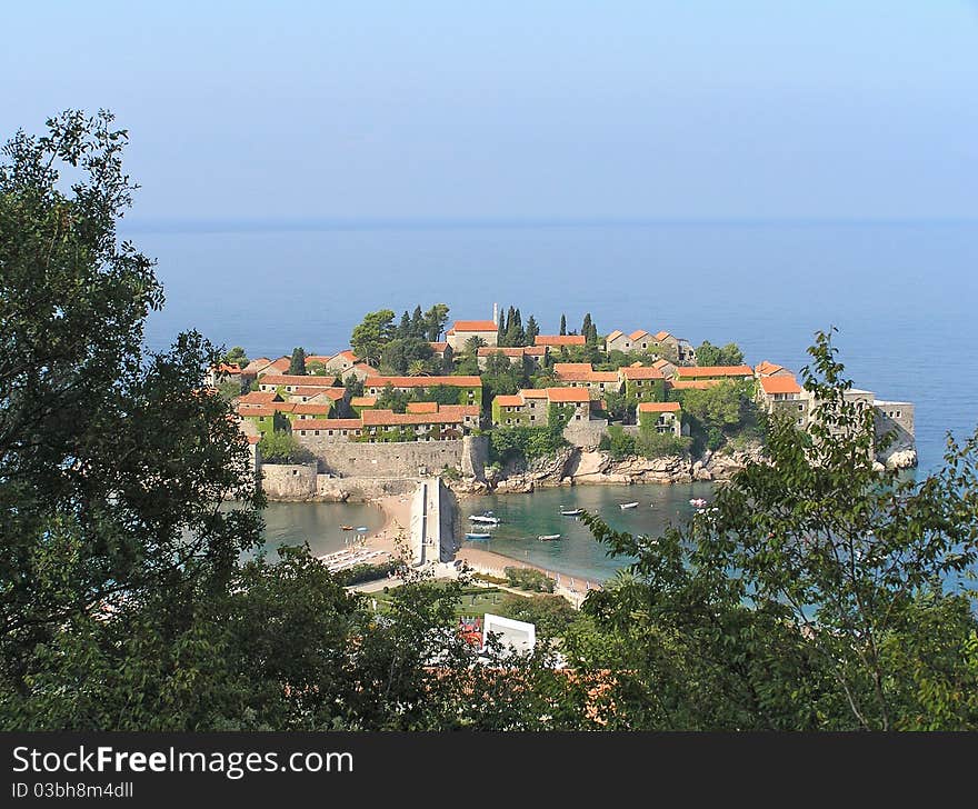 Sveti Stefan island