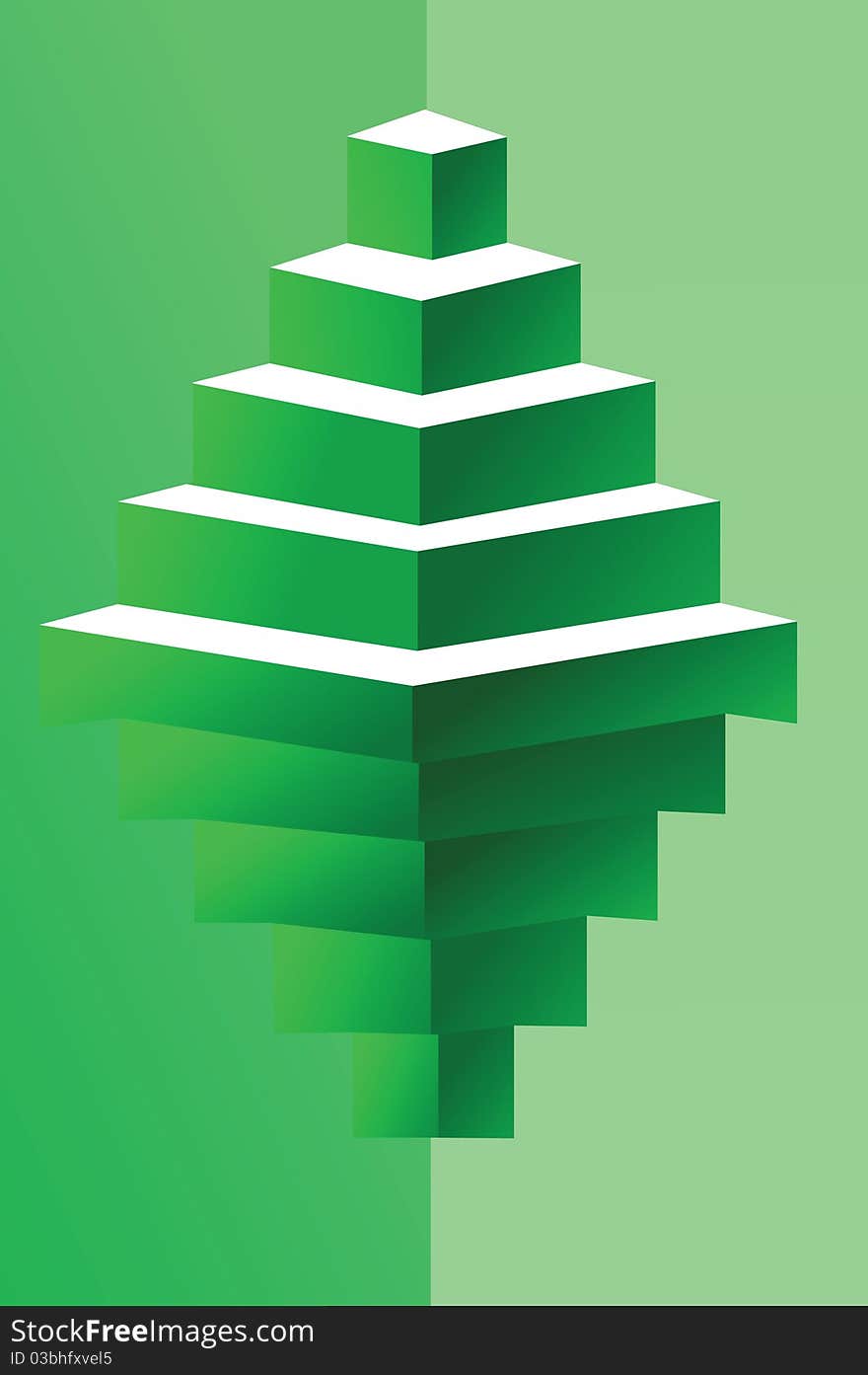 Green Geometric Background