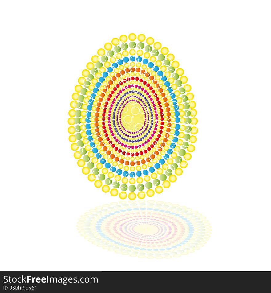 Colorful egg