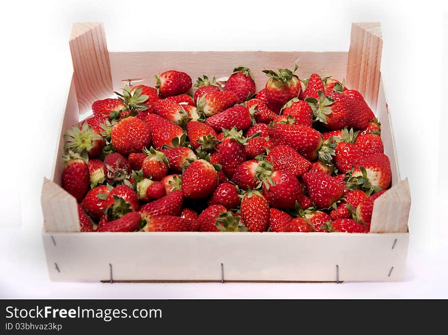 Box of strawberries