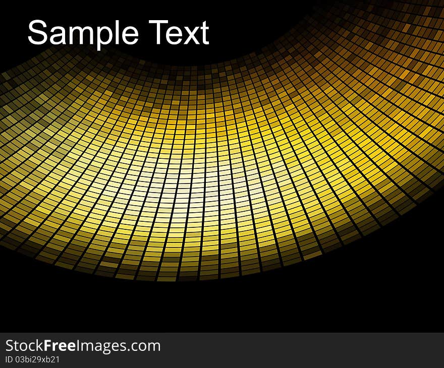 Abstract square pixel mosaic background,  illustration