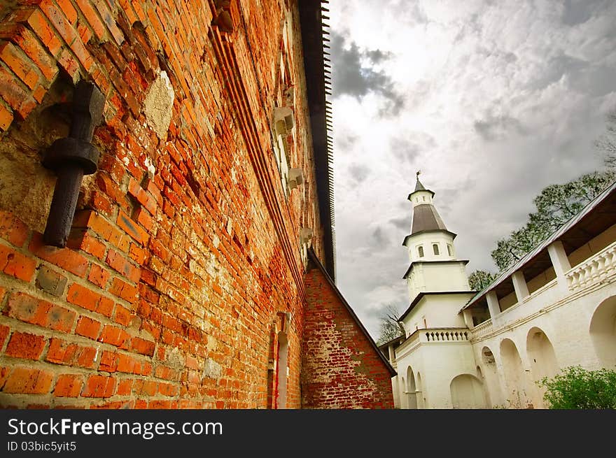 Wall in New Jerusalem monastery