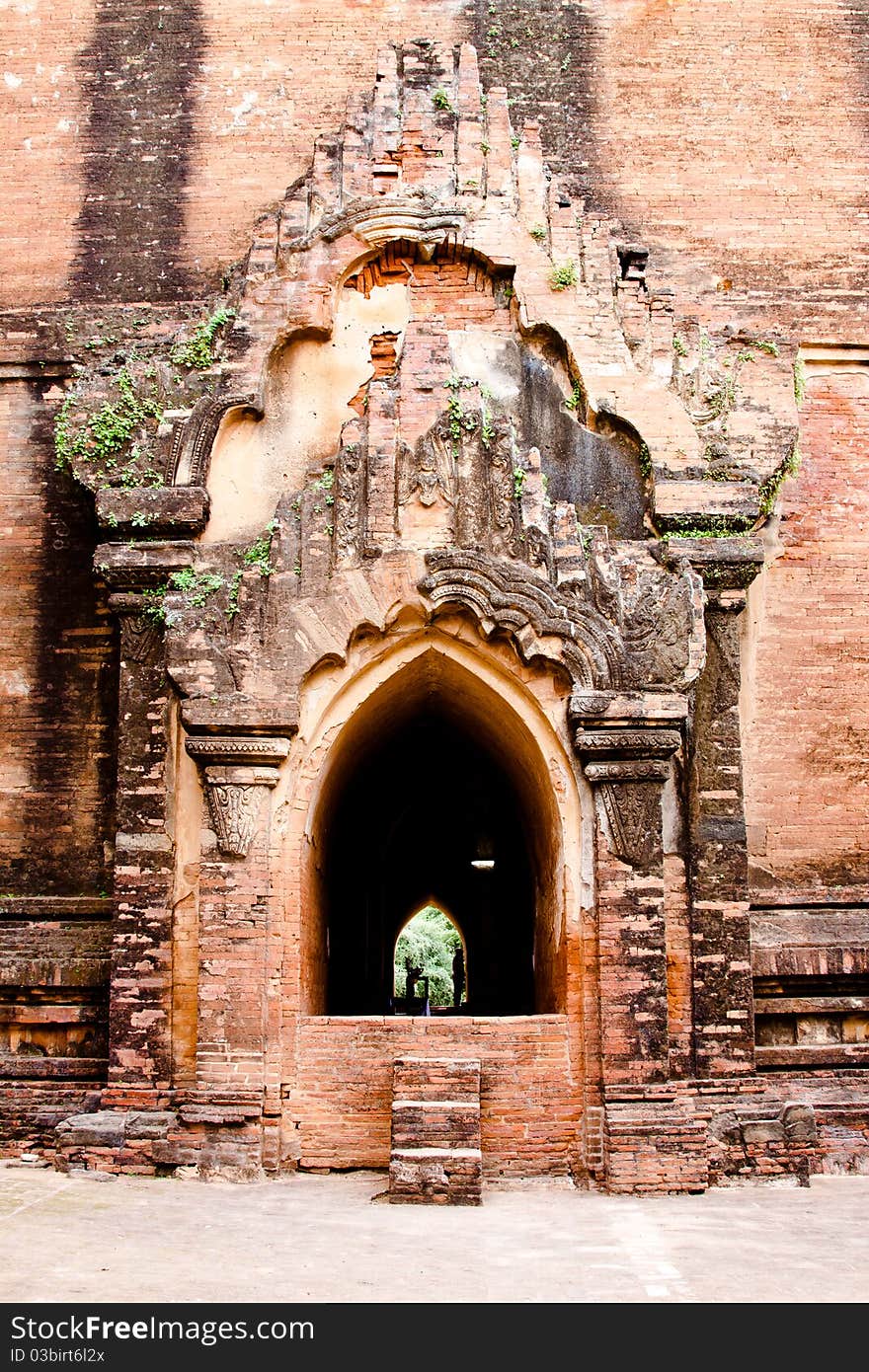 The Entrance To Dhammayangyi Temple, Bagan, Myanma