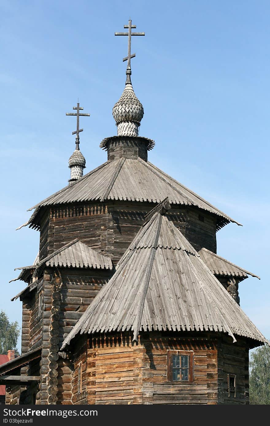 Old wooden curch in Suzdal