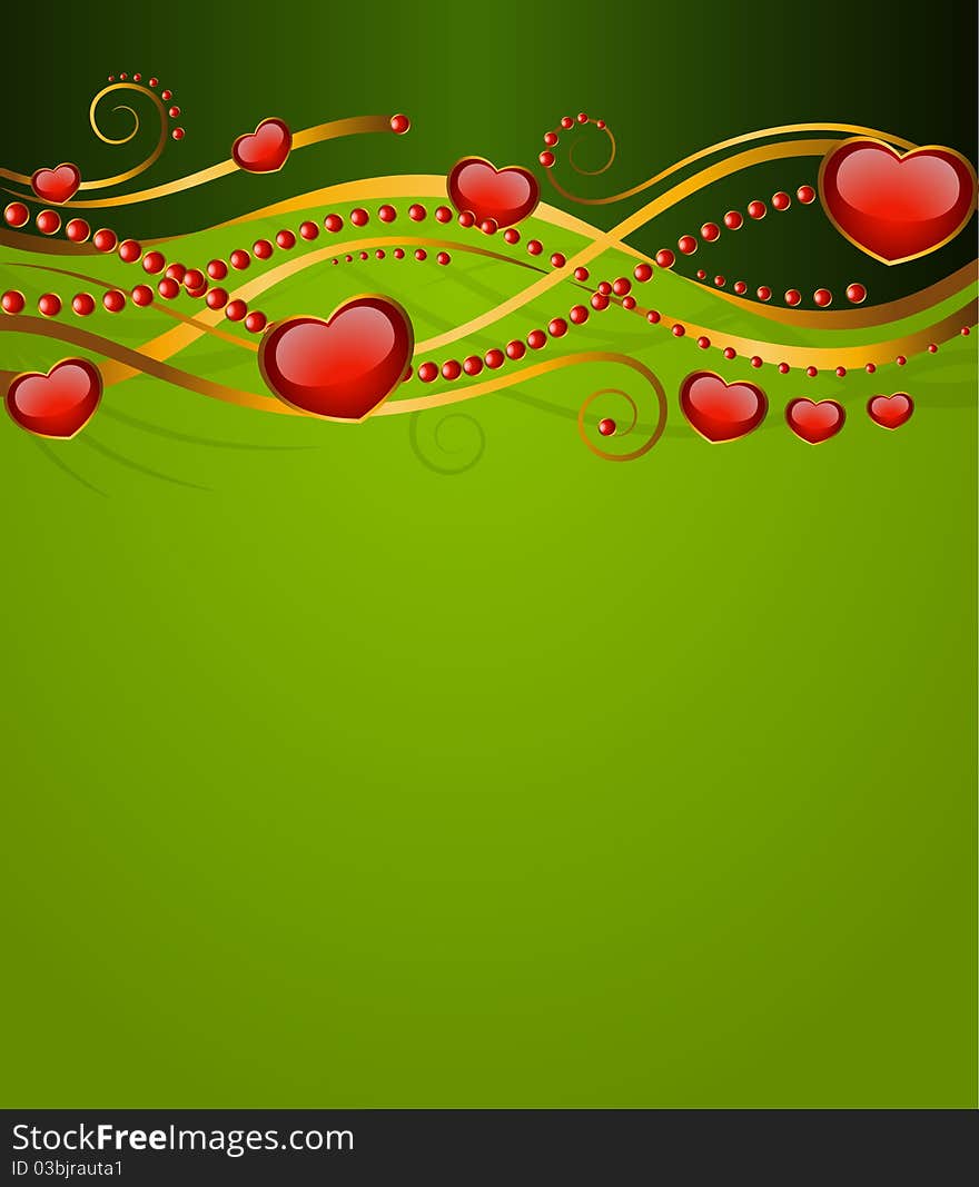 Abstract backgrounds with beautiful heart