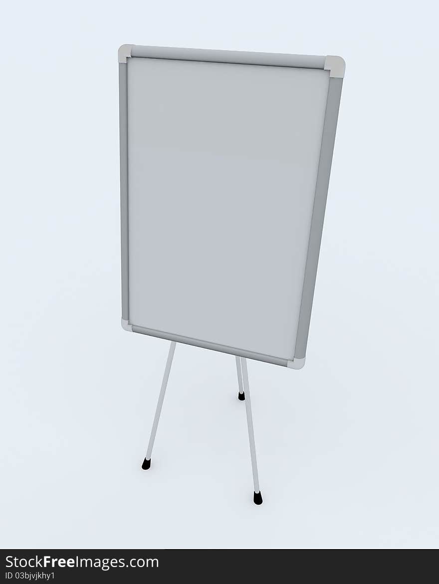 White office presentation board