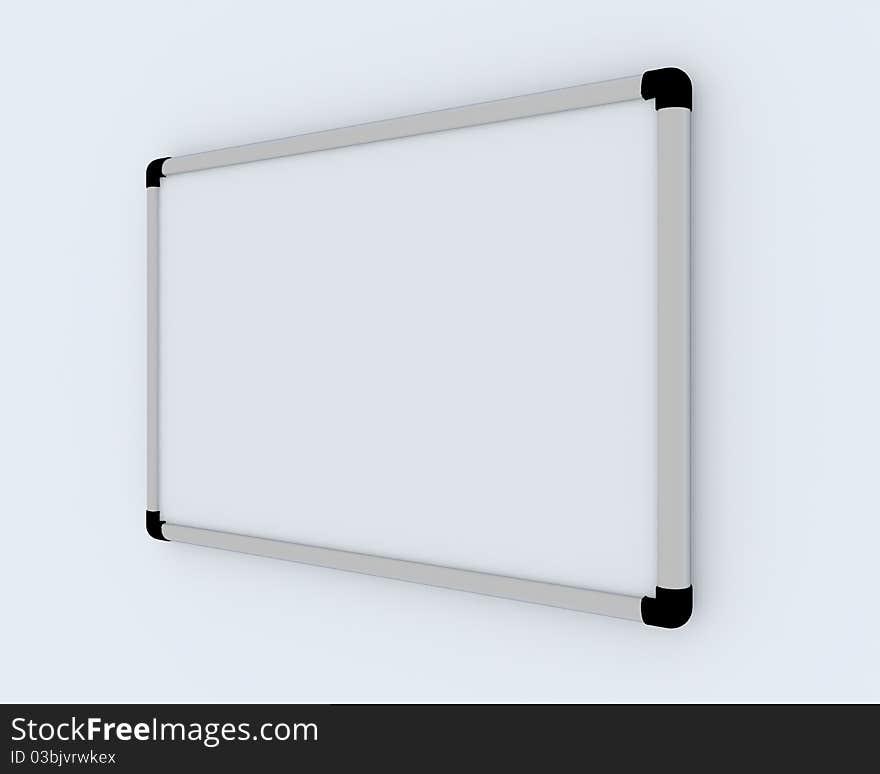 White office presentation board