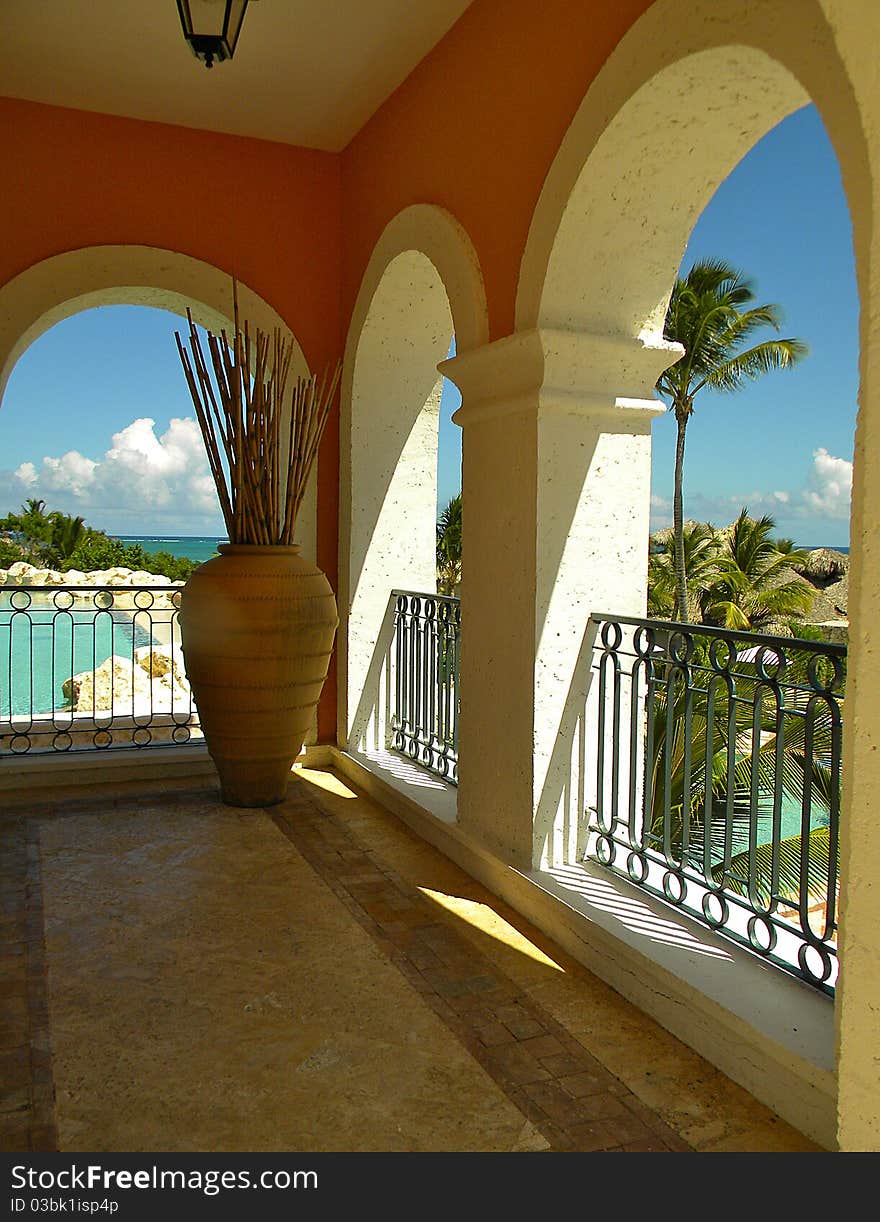 Arch Balcony in Secrets Sanctuary Resort DR