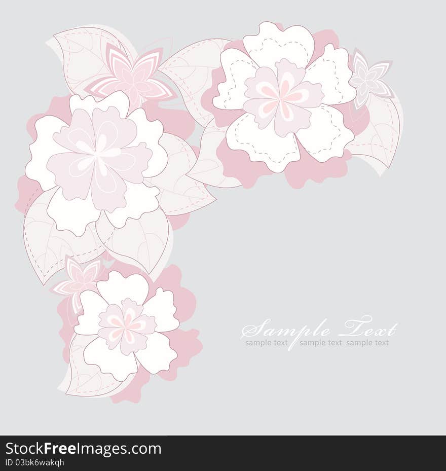 Romantic pastel Pink Flower Background. Romantic pastel Pink Flower Background.