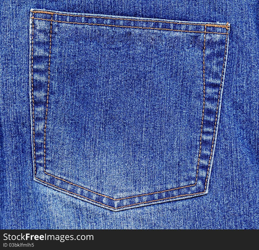 Ble jeans pocket for your design