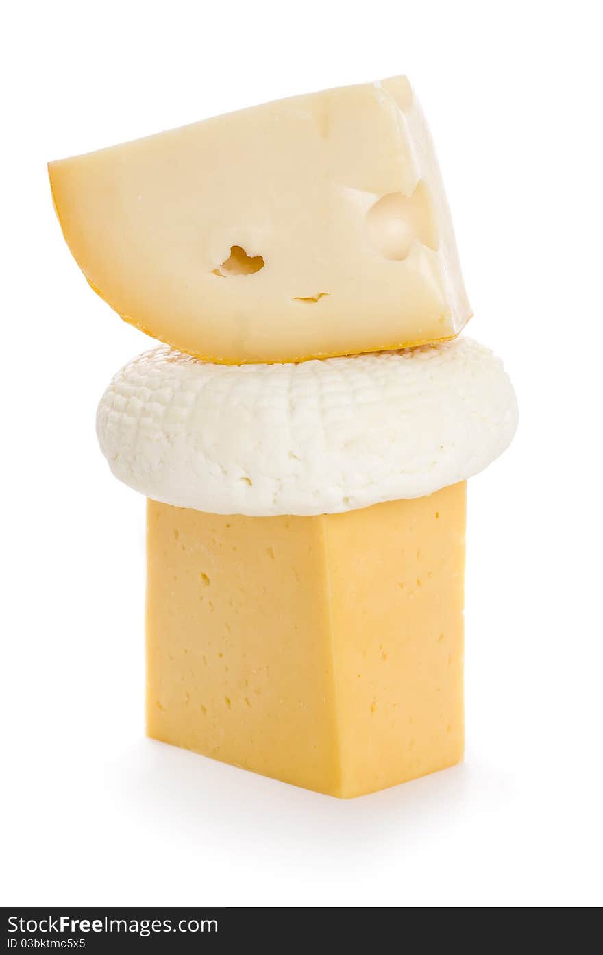 Three sorts of cheese