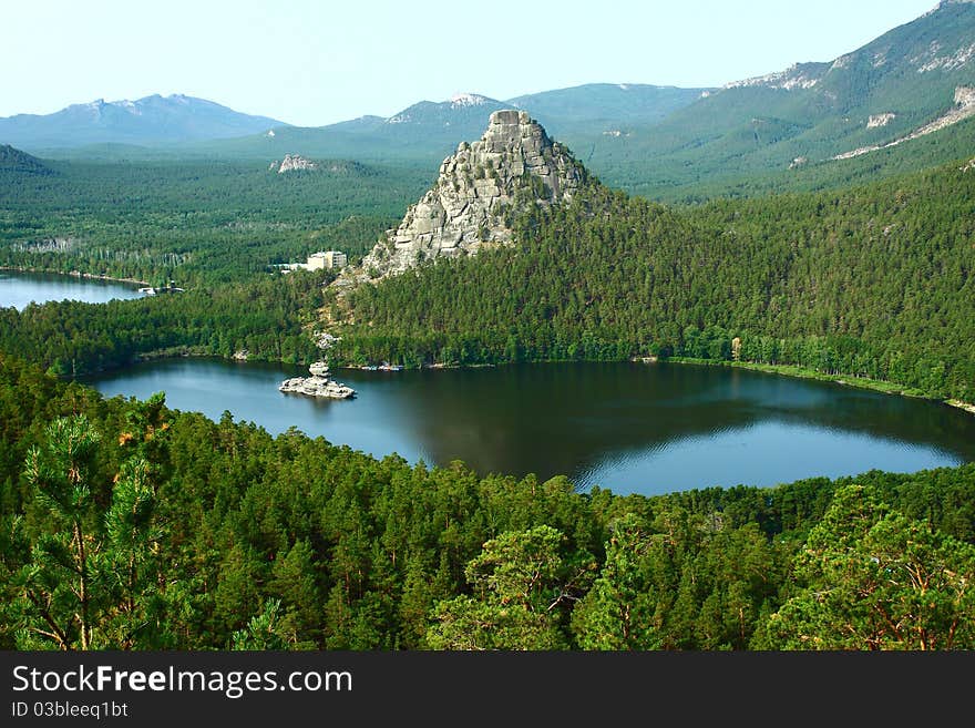 Lake Borovoe in to Kazakhstan