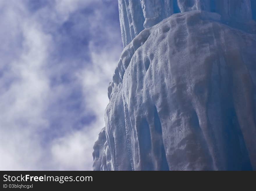 Icicles Against The Sky.