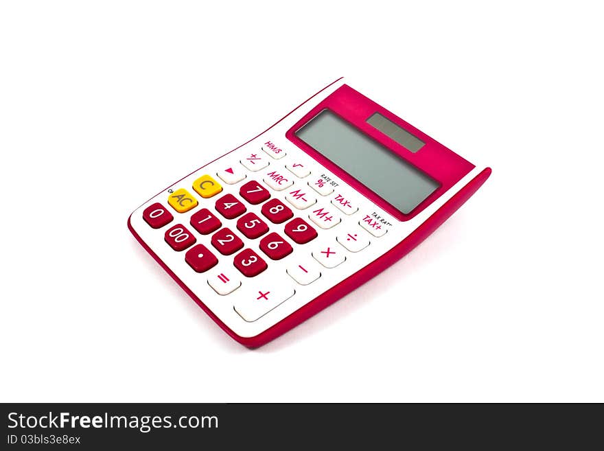 Pink calculator