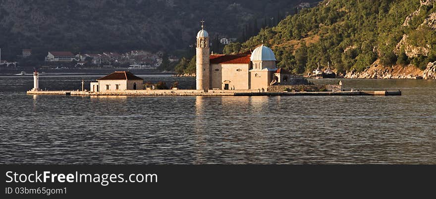 Montenegro: Monastery In The Bay Of Kotor