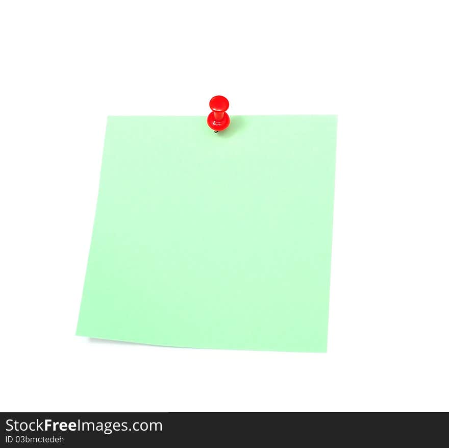 An image of sheet of paper on white