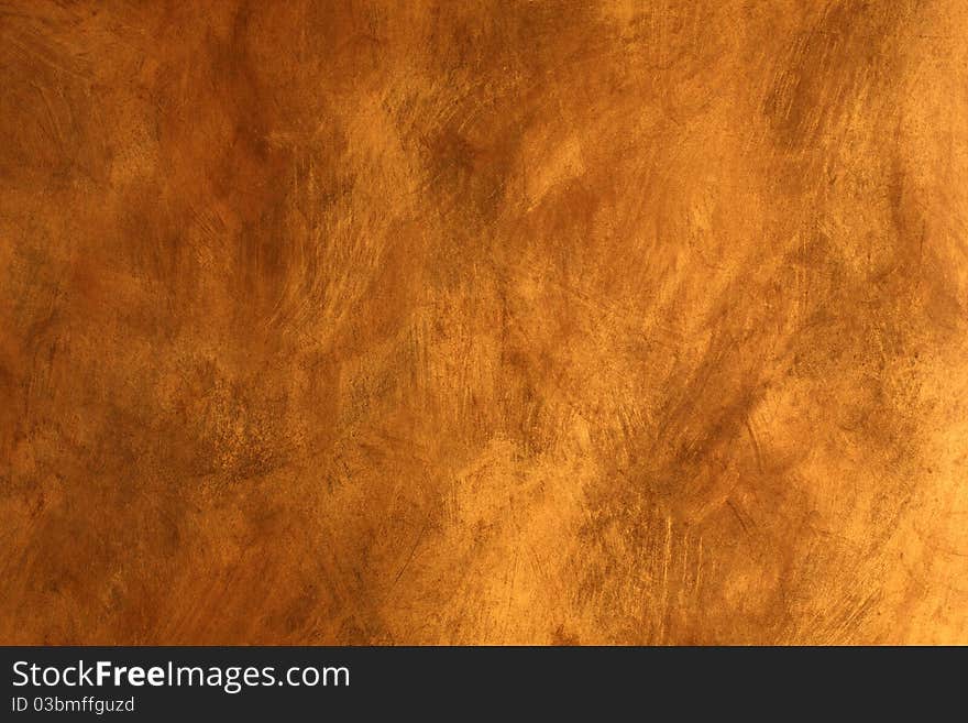 Grunge golden background with stains