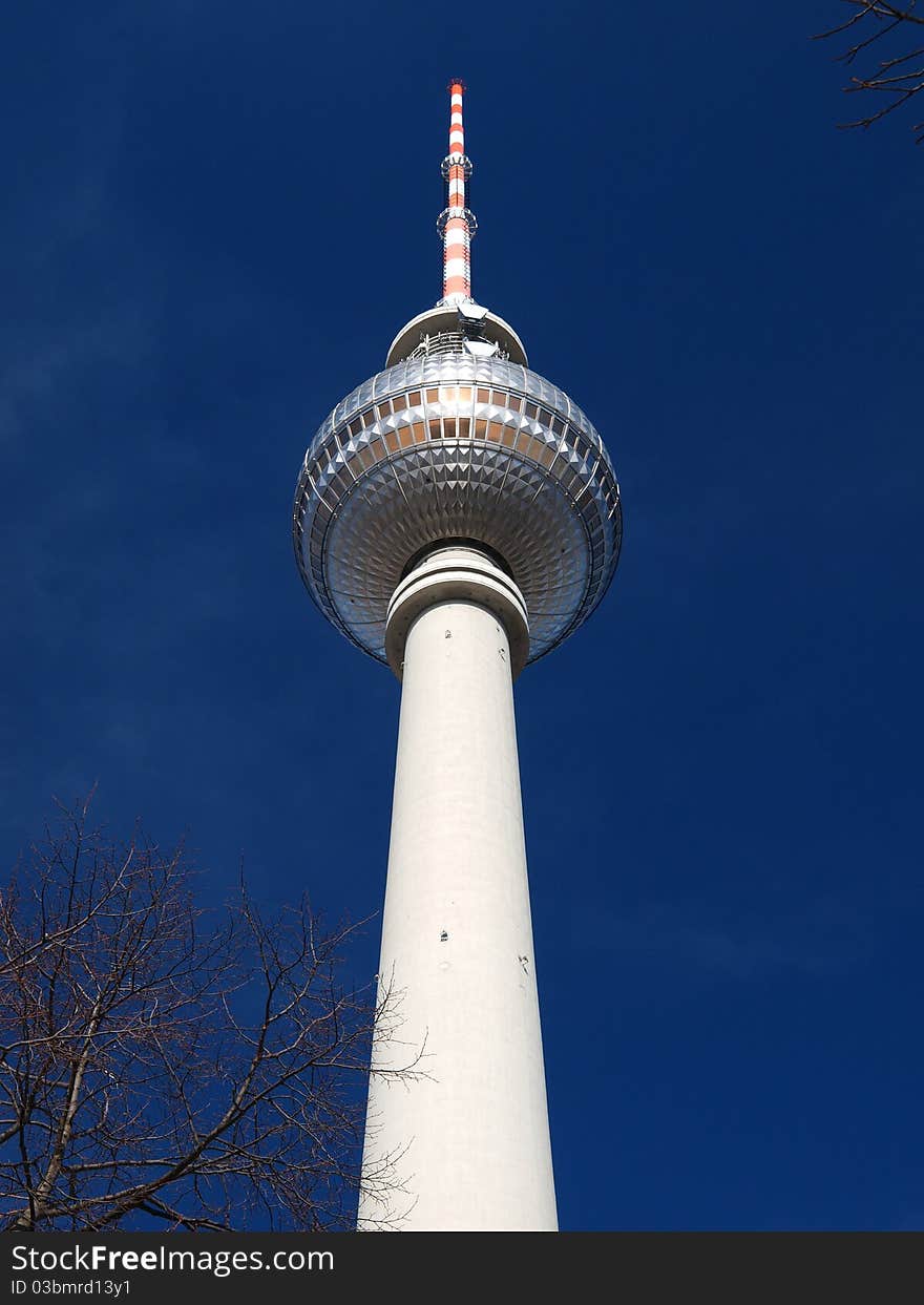 The TV tower in Berlin