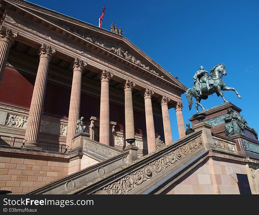 The old national gallery in Berlin