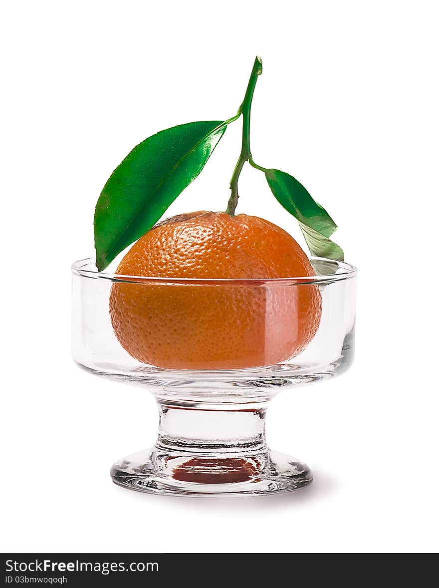 Tangerine in glasswares