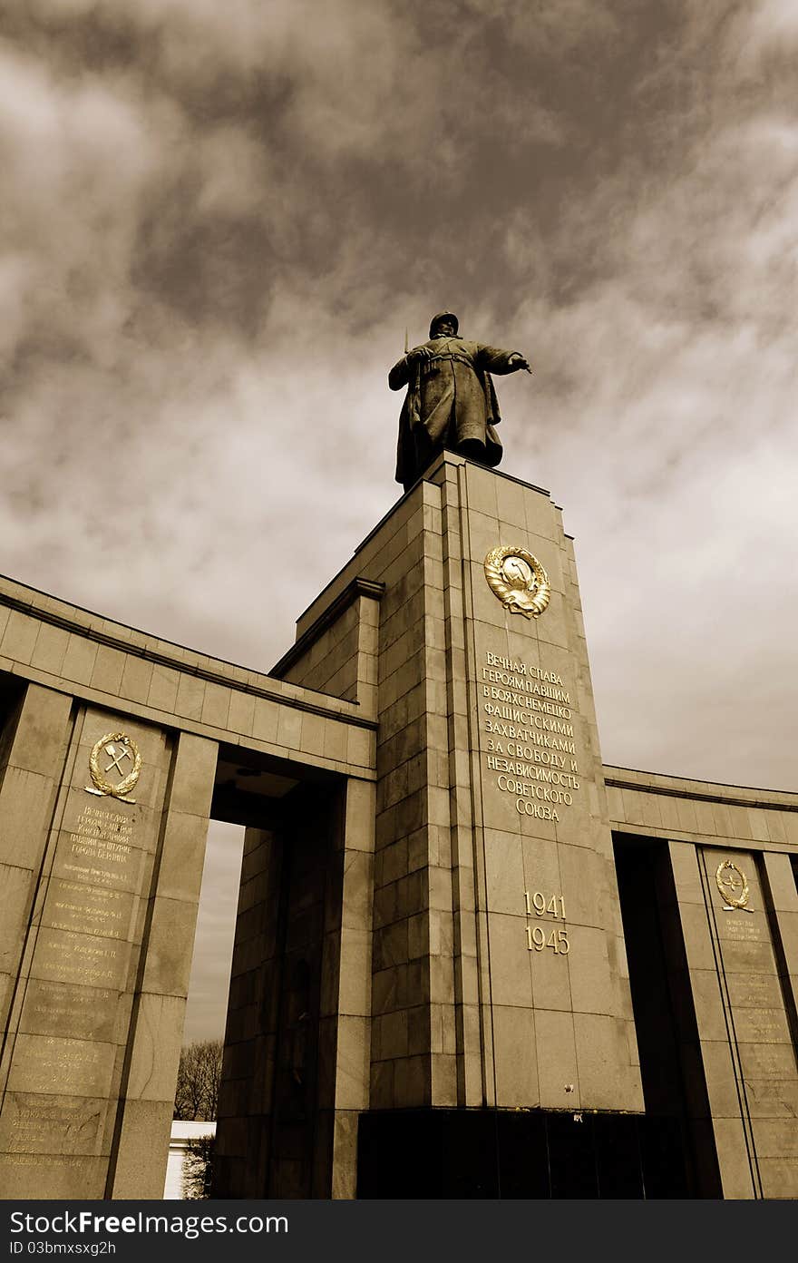 Monument of the communism at Berlin